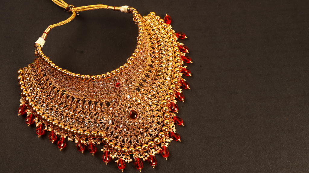 bridal jewelry for rent in Trichy