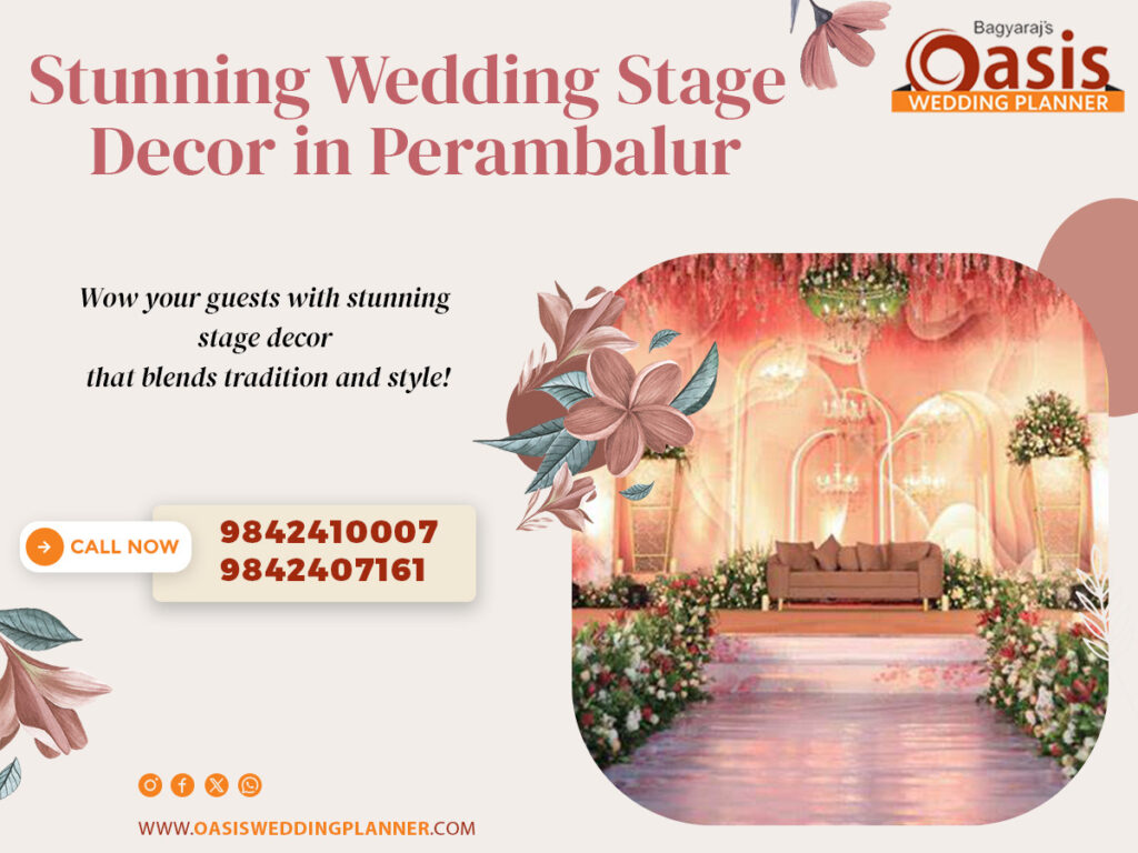 stage decoration Perambalur