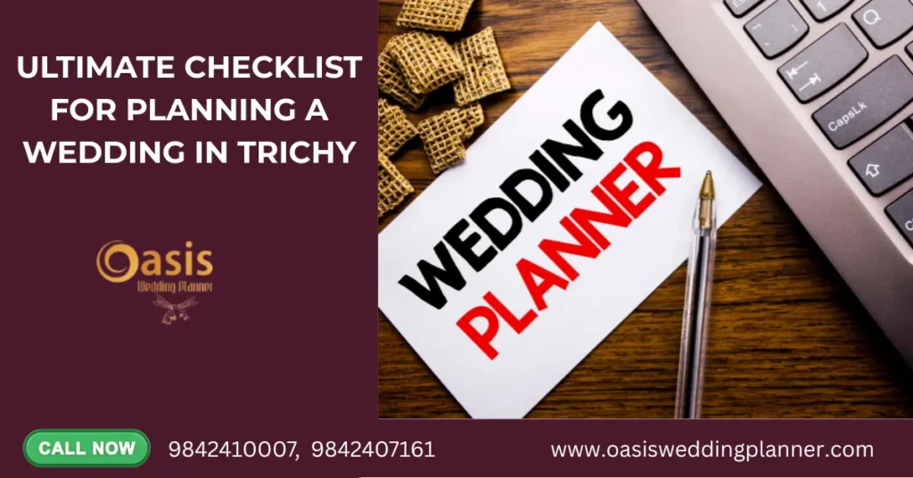 Ultimate Checklist for Planning a Wedding in Trichy 4 Ultimate wedding planning checklist for couples in Trichy